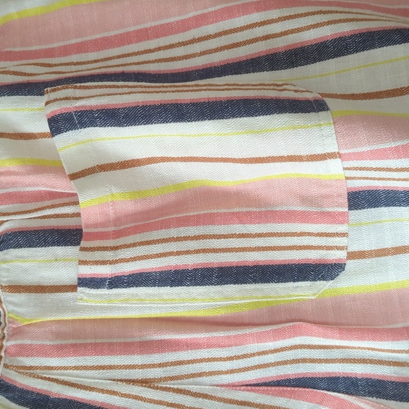 Old Navy striped linen pants extra large - Picture 4 of 5